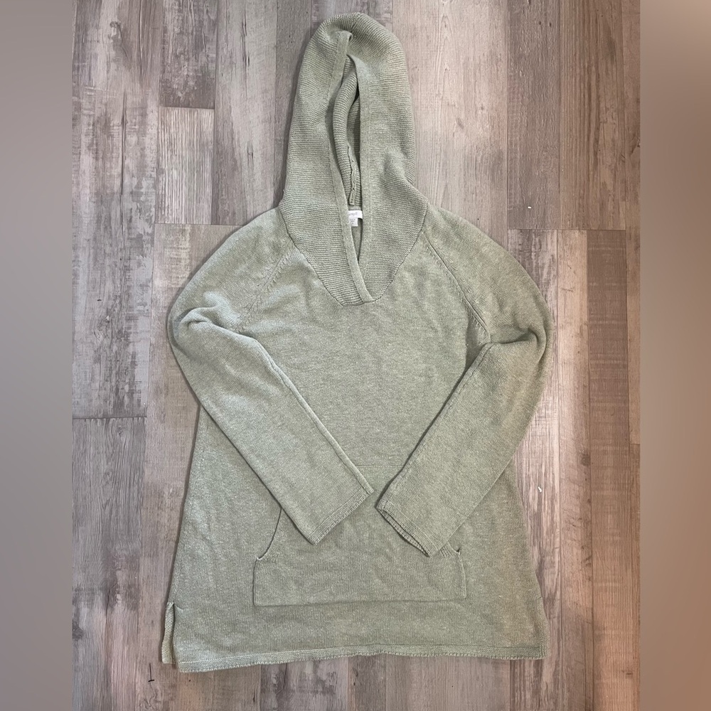 J.Jill Pure Jill Relaxed Hooded Sweater Tunic. Size small